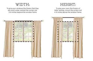 Curtain hanging | True and Pretty